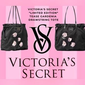 Victoria’s Secret Tease Gardenia Tote *Limited Edition* NWT Drawstring Tote